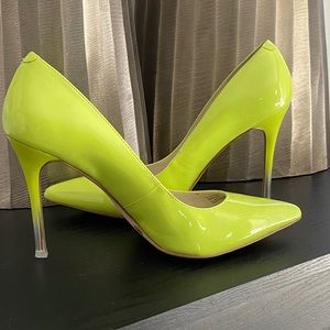 BCBG Neon Green Pumps